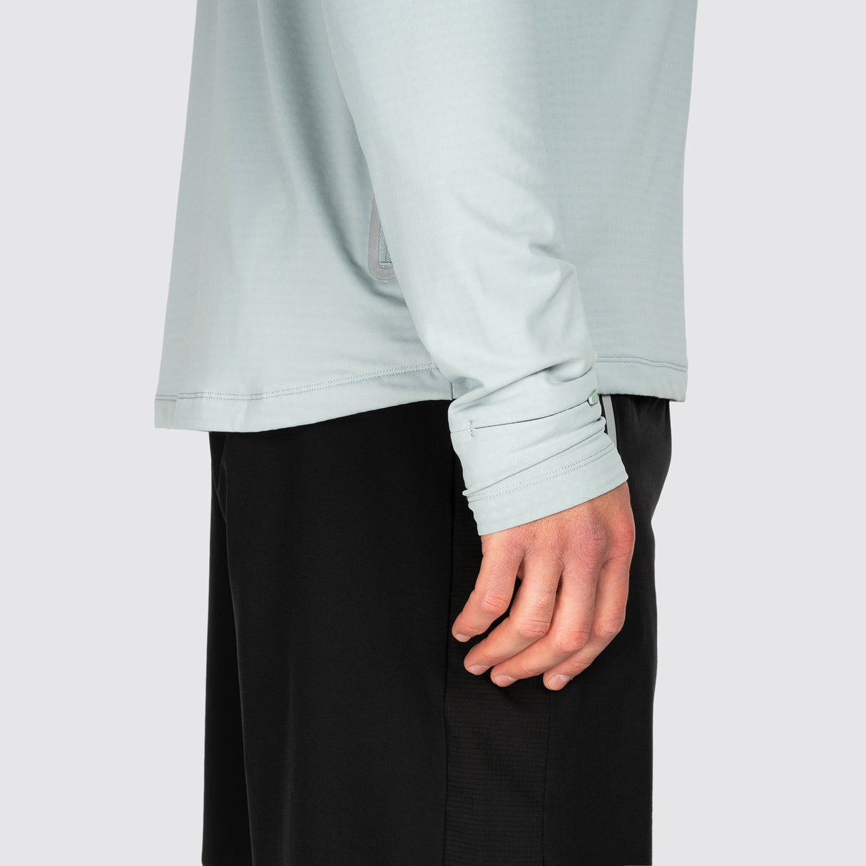Fly Tempo 1/4 Zip Light Weight Running Top Grey