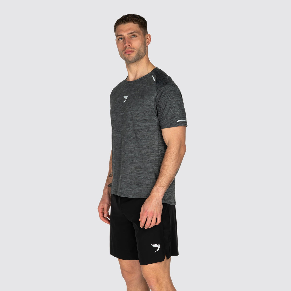 Fly Tempo Running Tee Black