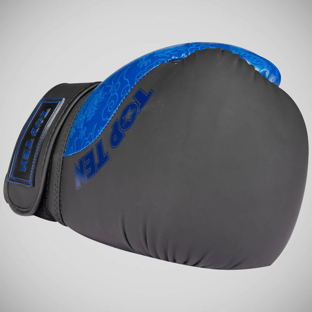Top Ten Dragon Boxing Gloves Black/Blue