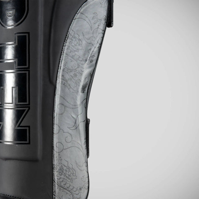 Top Ten Dragon Shin and Instep Guard Black/Grey
