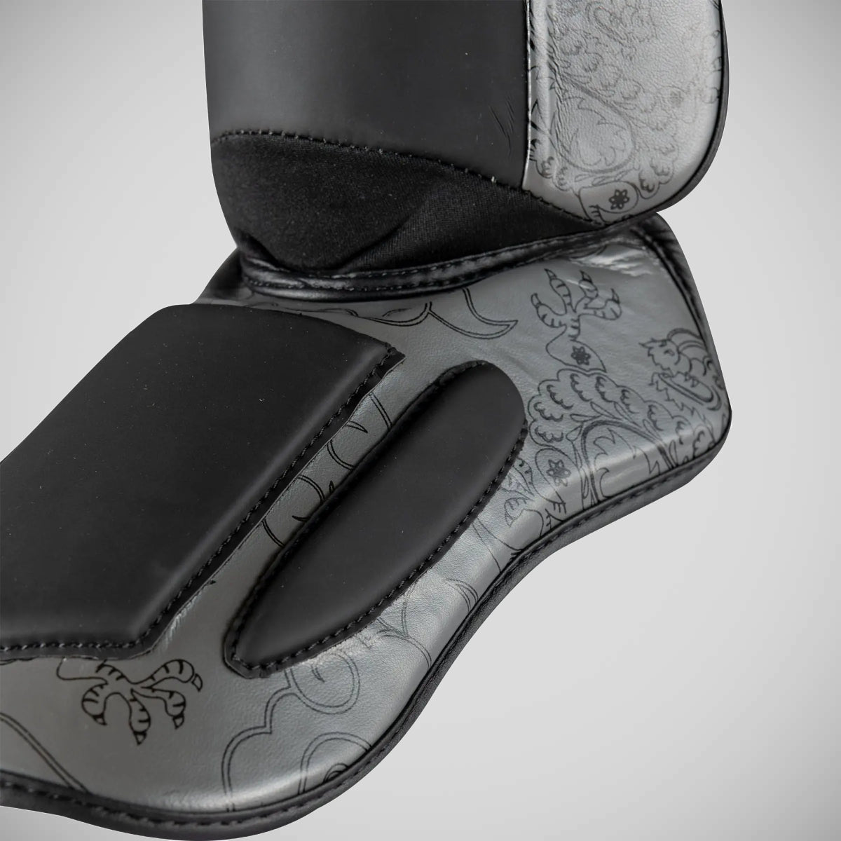 Top Ten Drachenschienbein und Intellschutz schwarz/grau