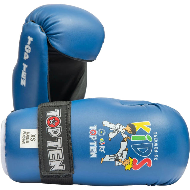 Top Ten Kids Generation ITF Pointfighter Gloves Blue