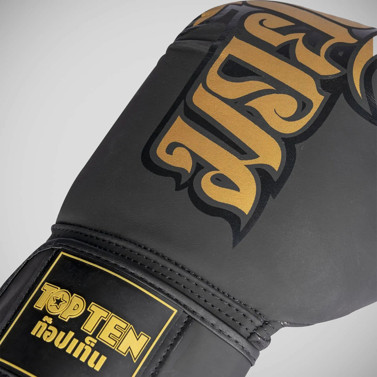Top Ten Nong Han Boxing Gloves Black/Gold