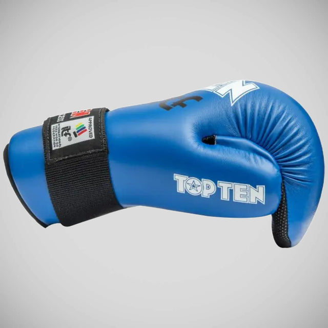 Top Ten Open Hand ITF Gloves Blue
