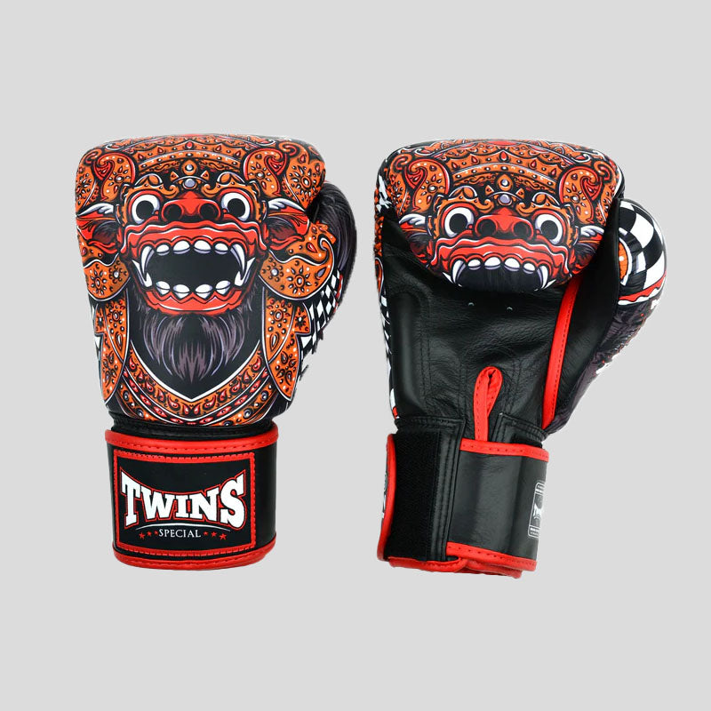 Twins FBGVL4-59 Barong Boxing Gloves Black/Red