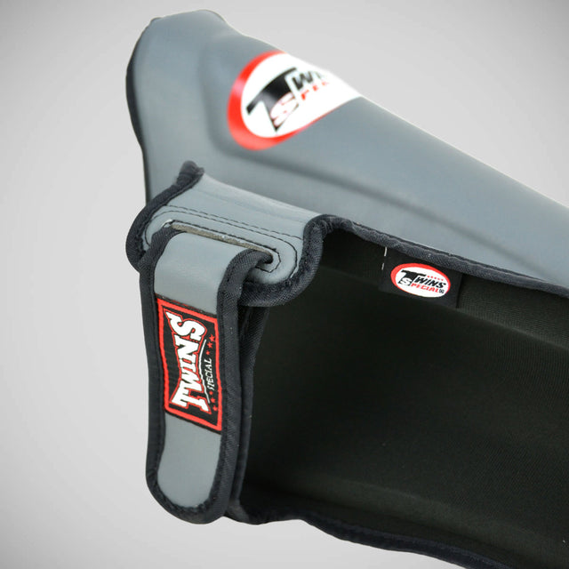 Twins SGS10 Double Padded Shin Pads Grey/Black