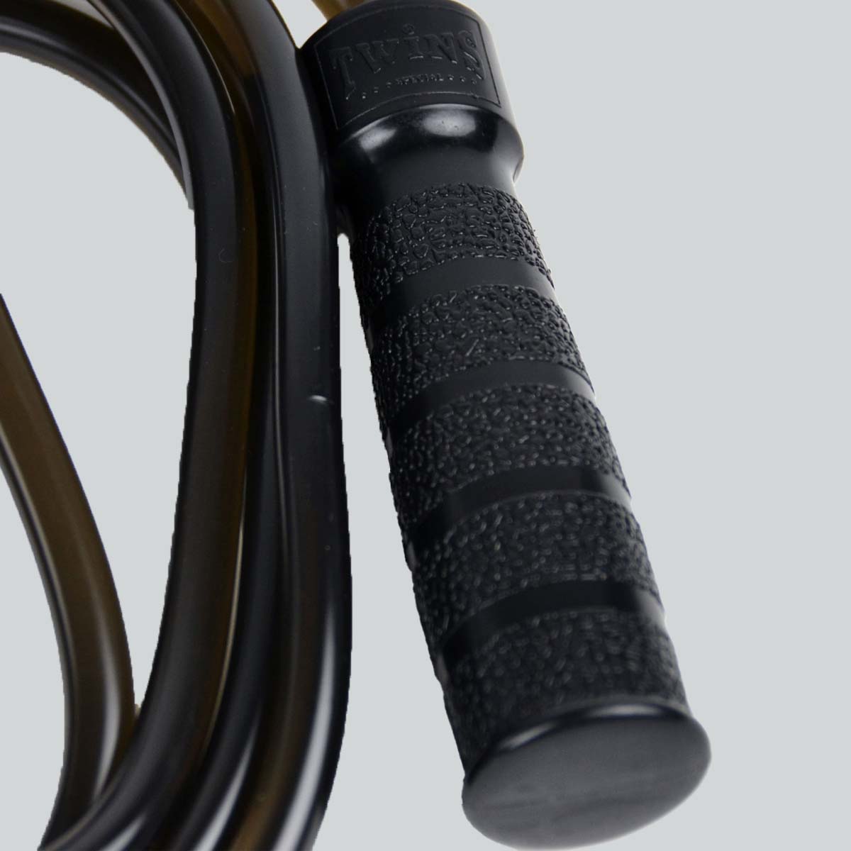 Twins SR2 Heavy Bearing Skipping Rope Black