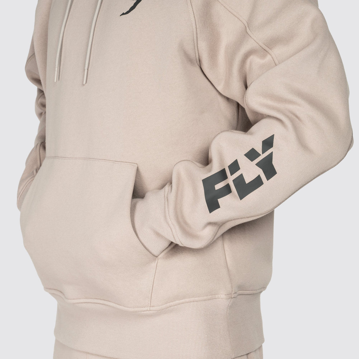 Fly Undisputed Relaxed Fit Hoodie Beige