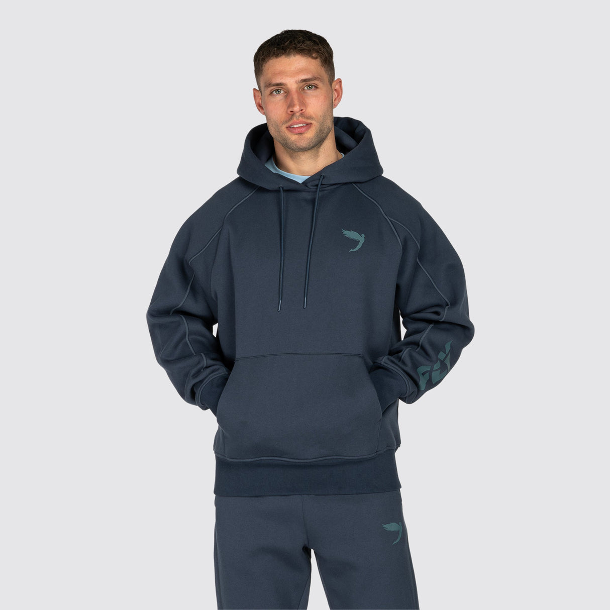 Fly Undisputed Relaxed Fit Hoodie Navy