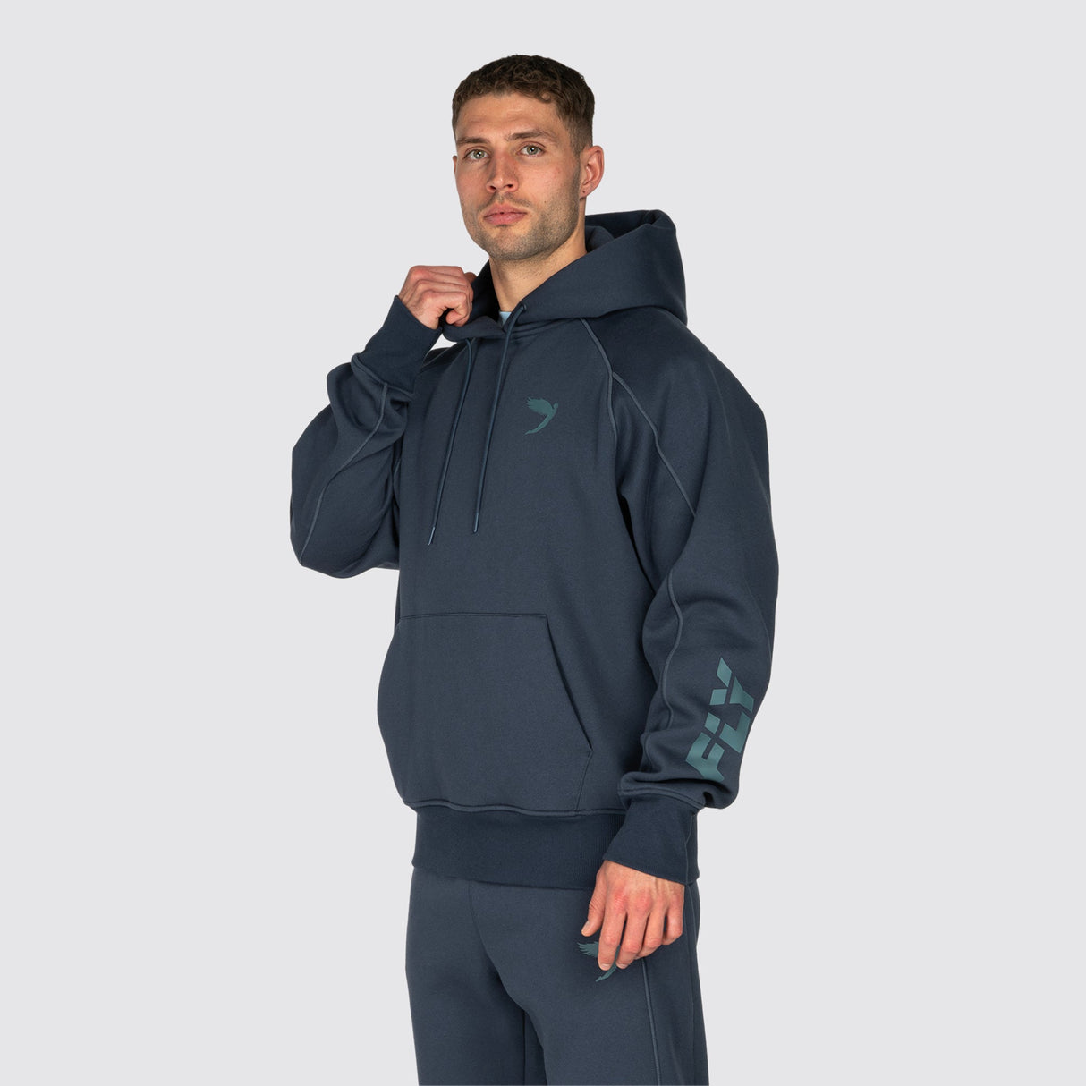 Fly Undisputed Relaxed Fit Hoodie Navy
