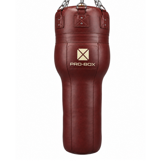 Pro-Box Heritage 4ft Angle Punch Bag & Chain Oxblood