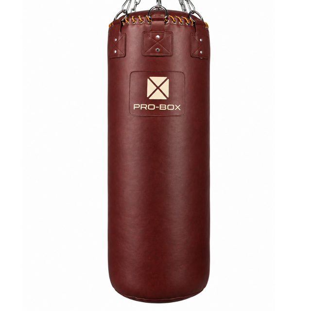 Pro-Box Heritage 4ft Jumbo Punch Bag & Chain Oxblood