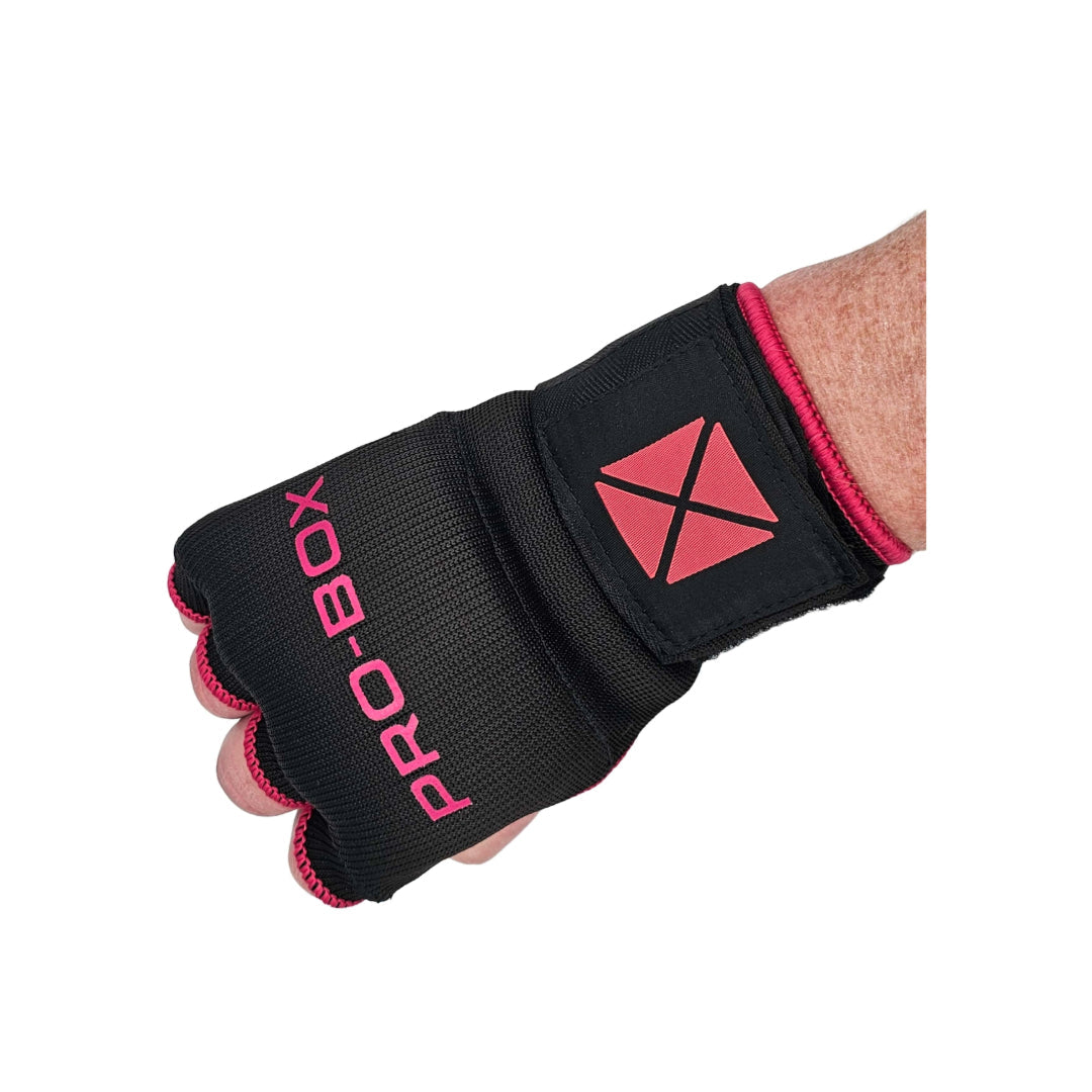 Pro-Box Super Inner Gloves Black/Fuchsia