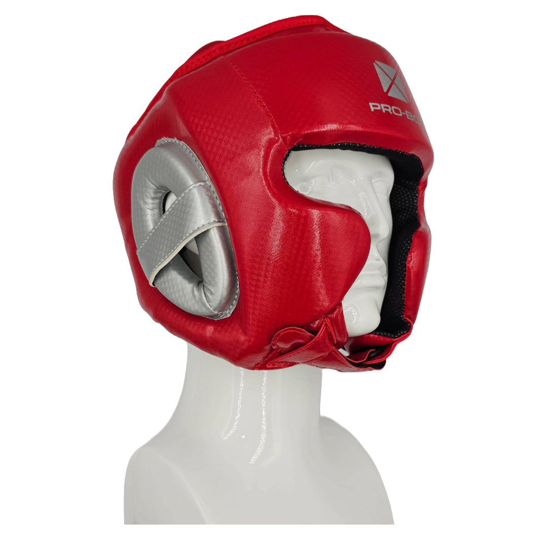 Pro-Box Champ Spar Head Guard Red/Silver