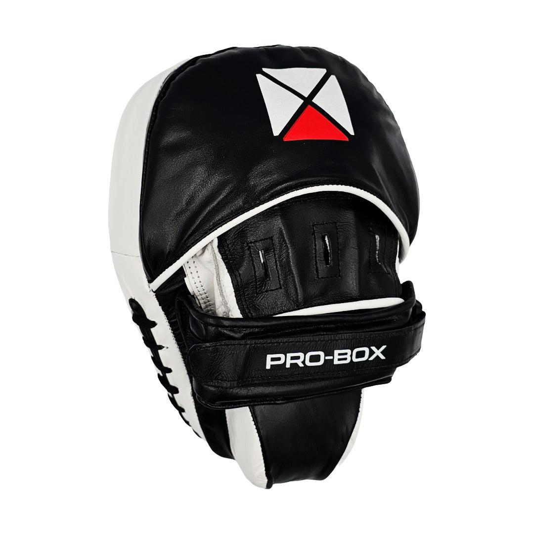 Pro-Box Hi-Impact Leather Coaches Focus Mitts Black