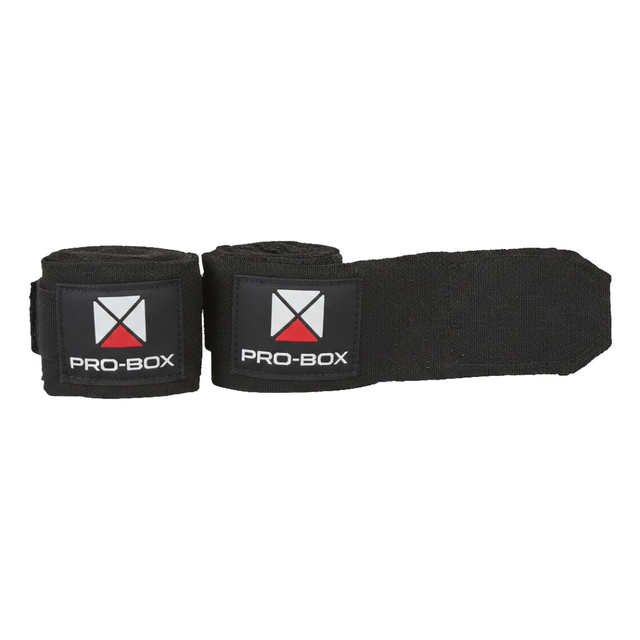 Pro-Box Junior Stretch Hand Wraps Black