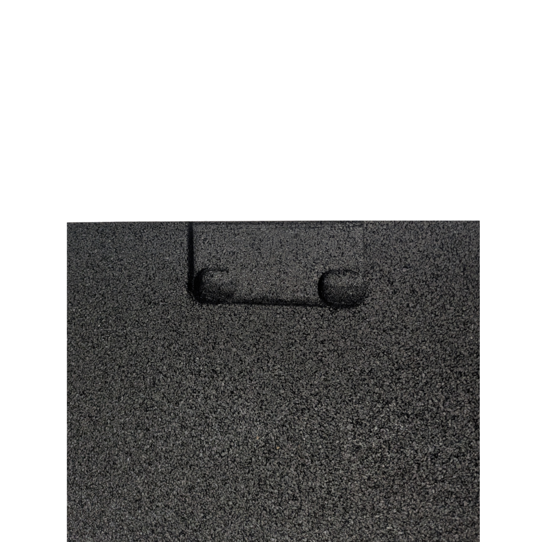 Sprung 20mm PRO Interlocking Rubber Gym Tiles - Black