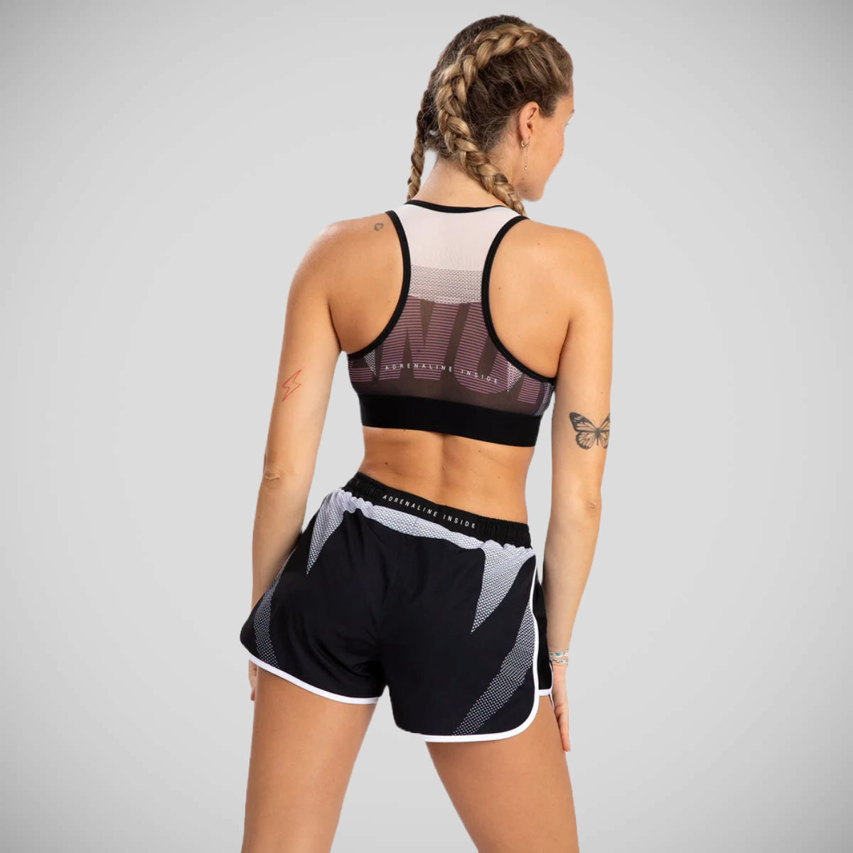 Venum Pantalones cortos de rendimiento de adrenalina para mujeres negras/moradas