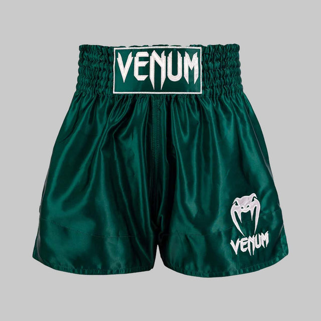 Venum Classic Muay Thai Shorts Forest Green