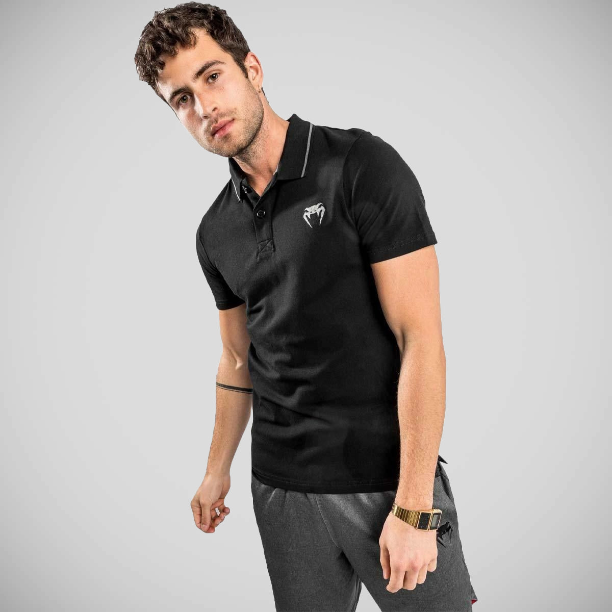 Venum Contender Evo Polo Shirt Black