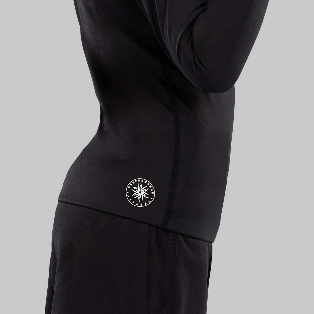 Venum Anwärter Kinder Langarm -Hautausschlag Wache Schwarz