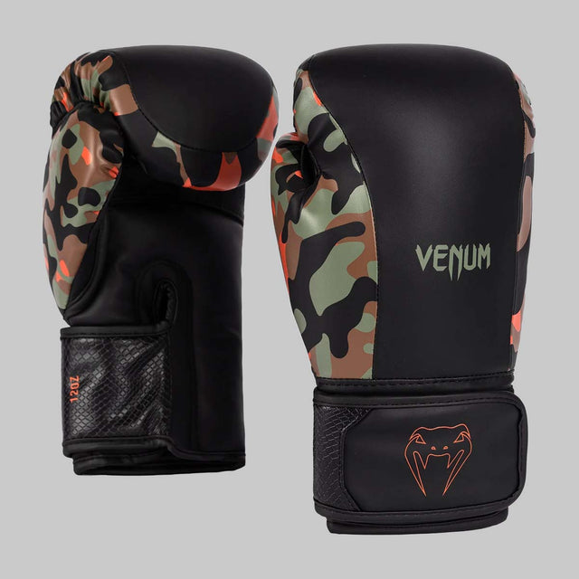Venum Jungle Ops Boxing Gloves Black/Khaki Camo