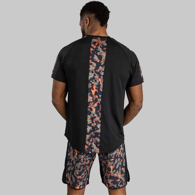 Venum Jungle Ops Dry Tech T-Shirt Black/Khaki Camo