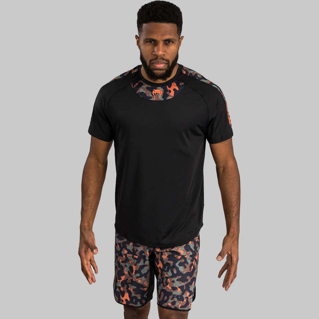 Venum Jungle Ops Dry Tech T-Shirt Black/Khaki Camo