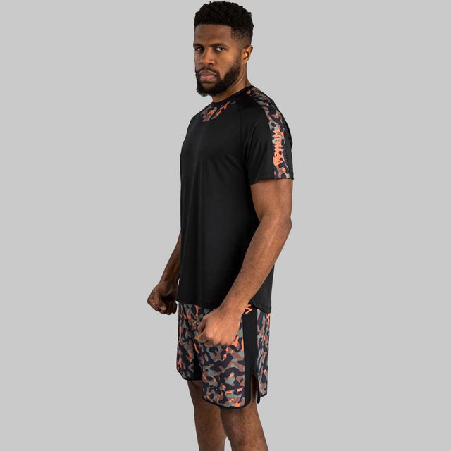 Venum Jungle Ops Dry Tech T-Shirt Black/Khaki Camo