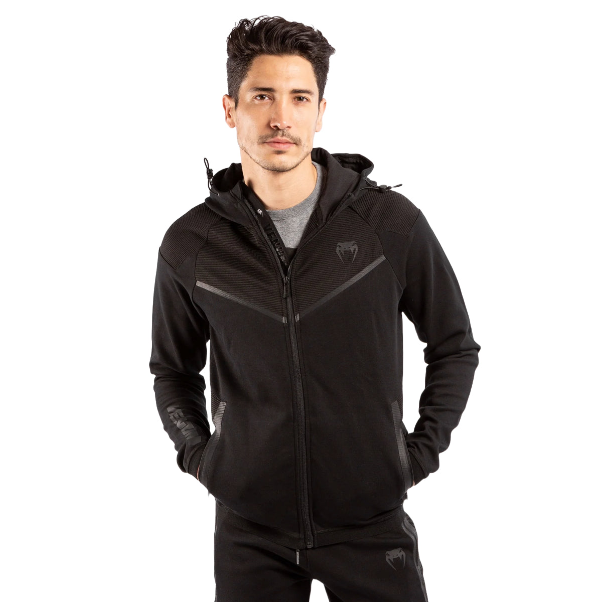 Venum Lazer Evo 2.0 Zipli Hoodie Siyah/Siyah