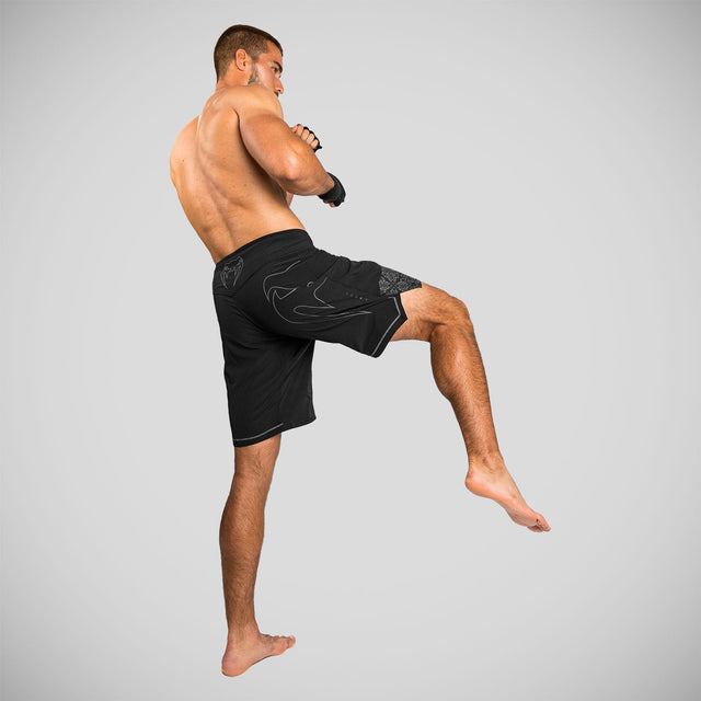 Venum Light 4.0 Reflective Fight Shorts Black/Black