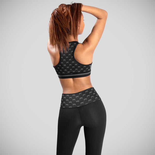 Gold Venum Monogram Women's Leggings Black/Pink
