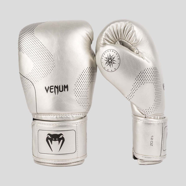 Venum Nexus Boxing Gloves Silver/Black
