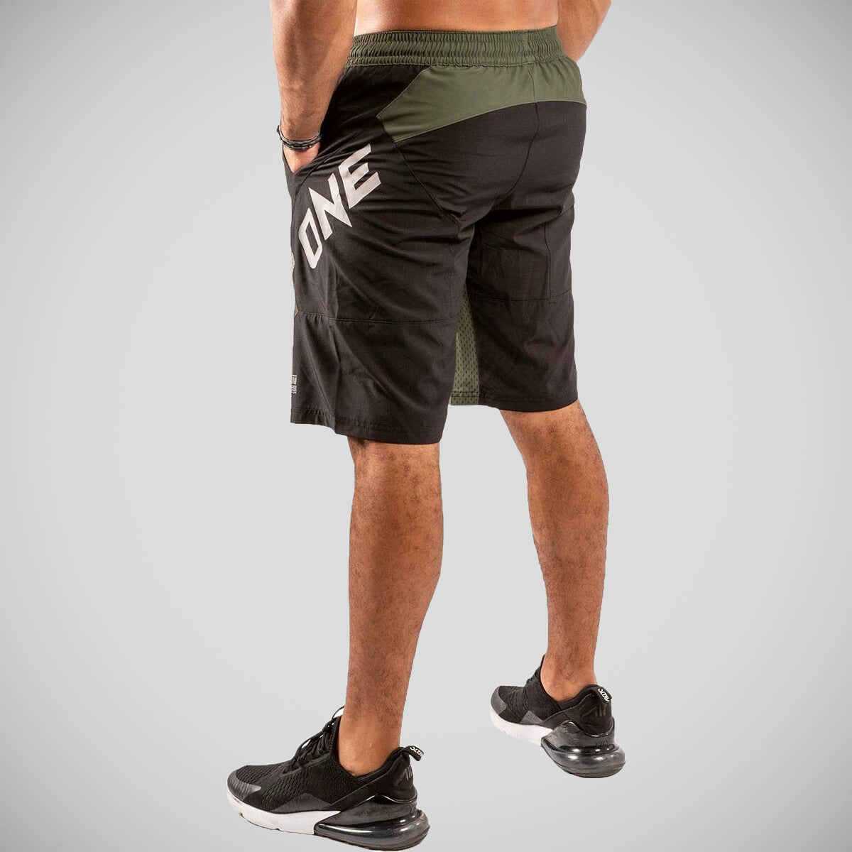 Venum One FC Impact Training Shorts Black/Khaki