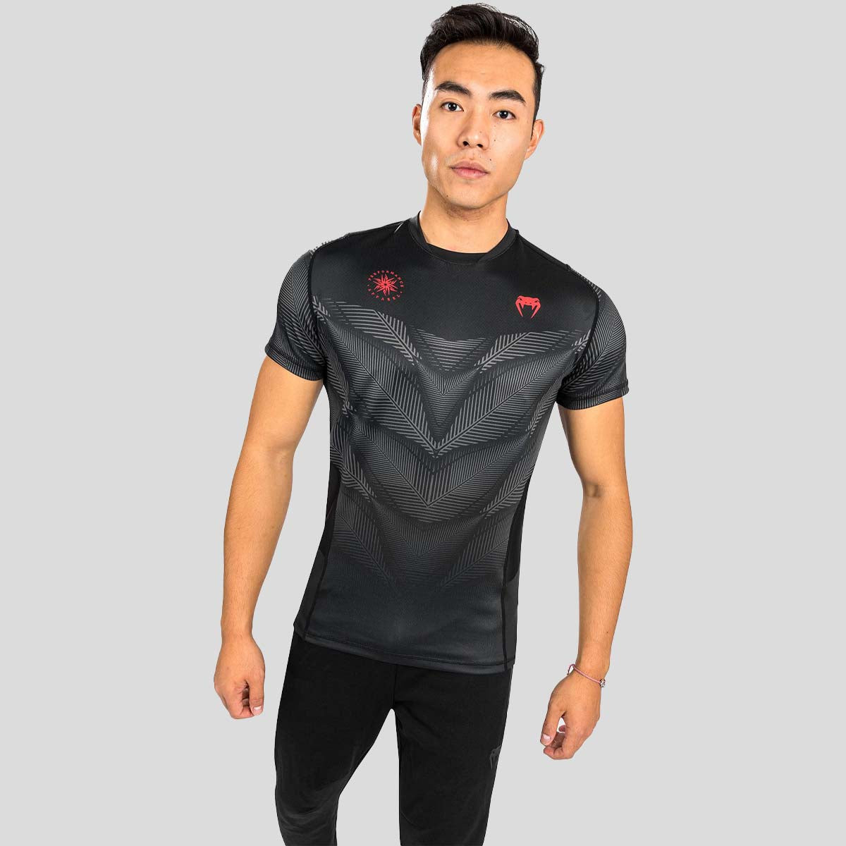 Venum Phantom Dry Tech T-Shirt schwarz/rot