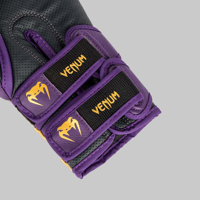 Venum Reverso Boxing Gloves Dark Purple/Gold