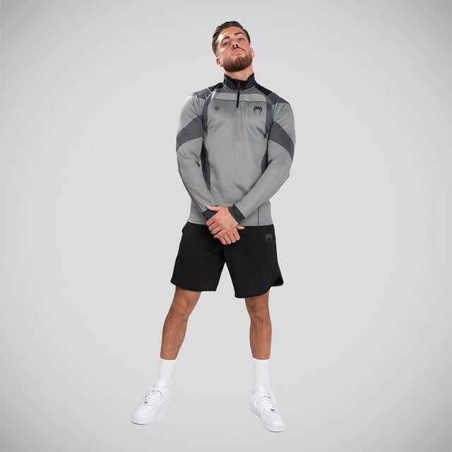 Venum Stone Long Sleeve Dry Tech T-Shirt Green