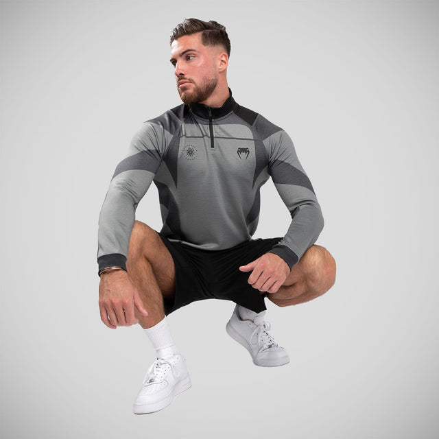 Venum Stone Long Sleeve Dry Tech T-Shirt Green