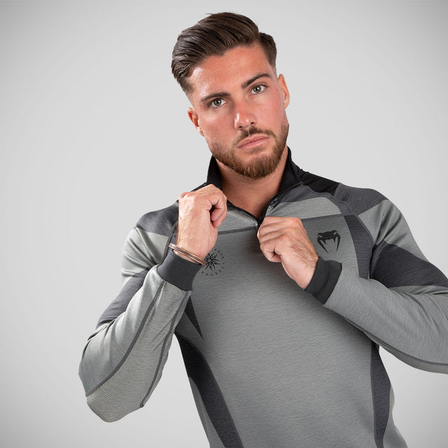 Venum Stone Long Sleeve Dry Tech T-Shirt Green