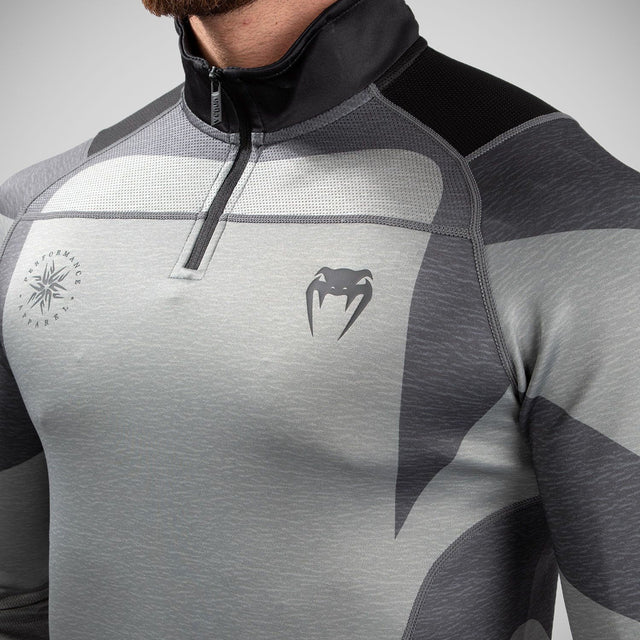 Venum Stone Long Sleeve Dry Tech T-Shirt Green