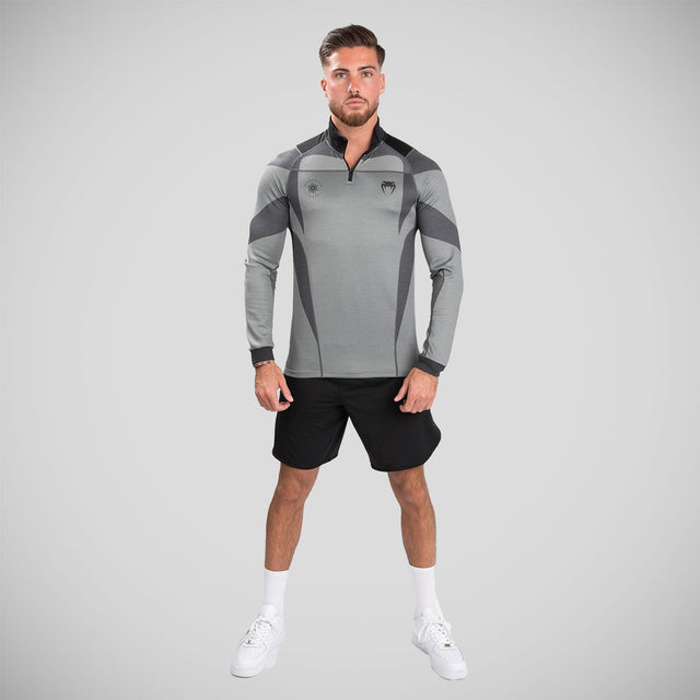 Venum Stone Long Sleeve Dry Tech T-Shirt Green