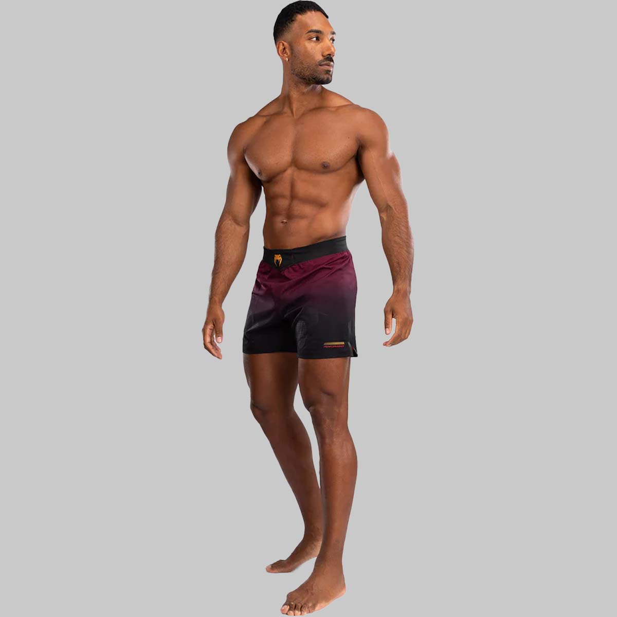 Venum Taktische XT -Kampfshorts Schwarz/Burgund/Gold