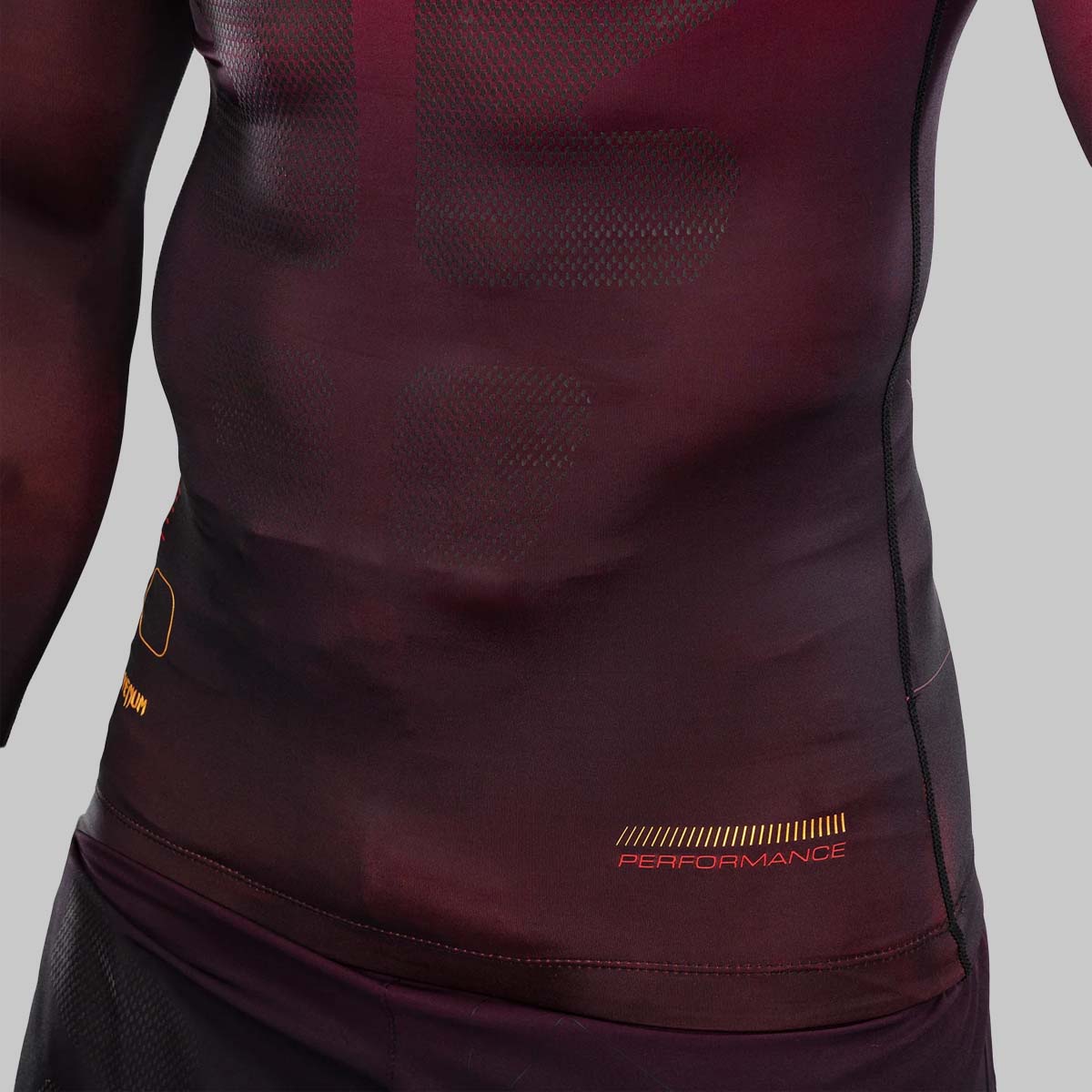 Venum Taktischer XT Langarm -Hautausschlagschutz Schwarz/Burgund/Gold