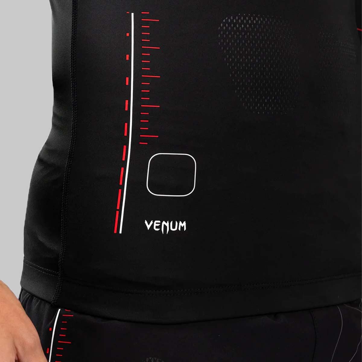 Venum Taktischer XT Langarm -Hautausschlagschutz schwarz/rot