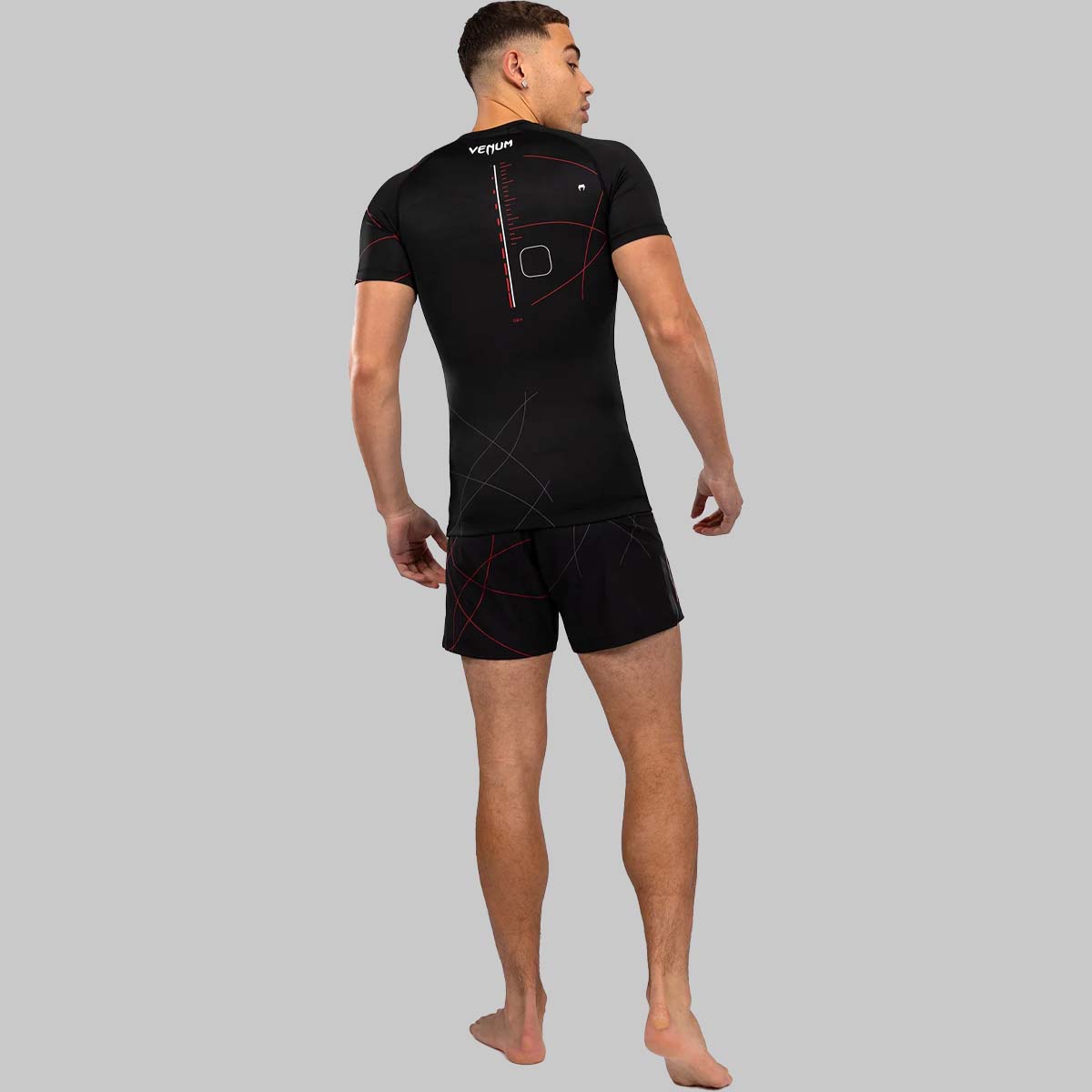 Venum Tactical XT Short Sleeve Rash Guard Black/Red