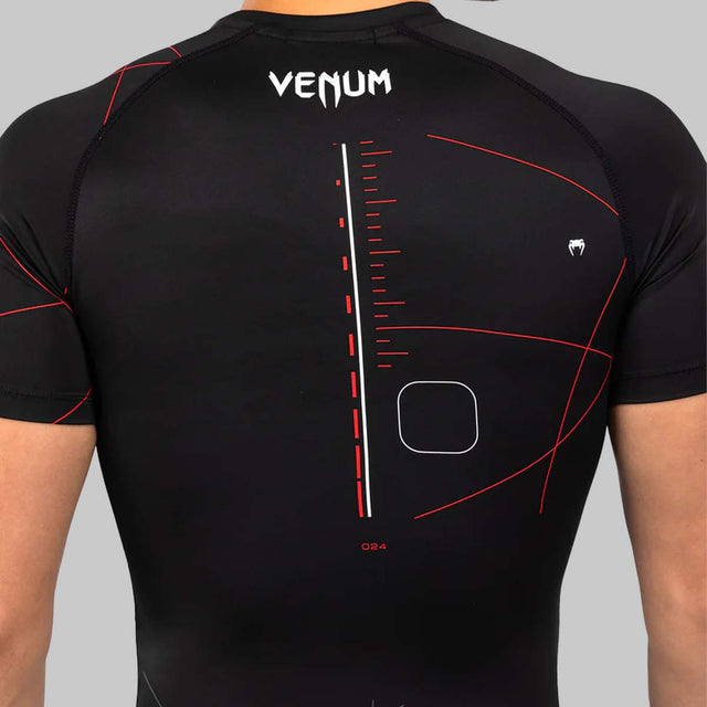 Venum Tactical XT Short Sleeve Rash Guard Black/Red