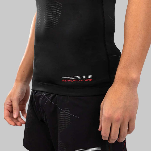 Venum Tactical XT Short Sleeve Rash Guard Black/Red