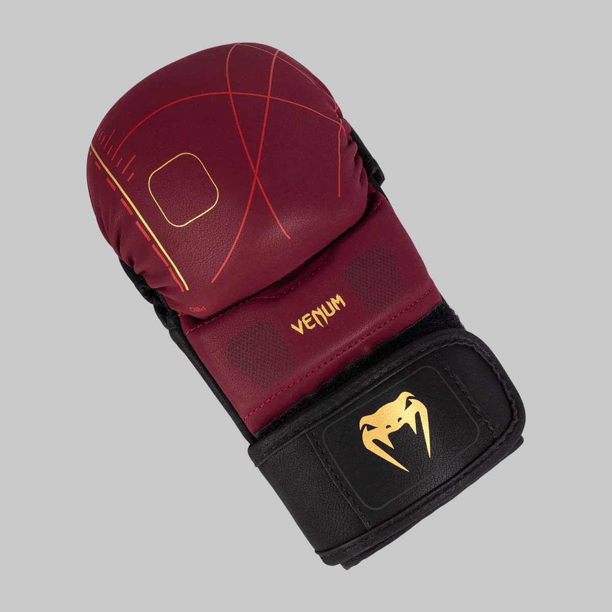 Venum Тактичні рукавички XT чорні/бордові/золоті/золото
