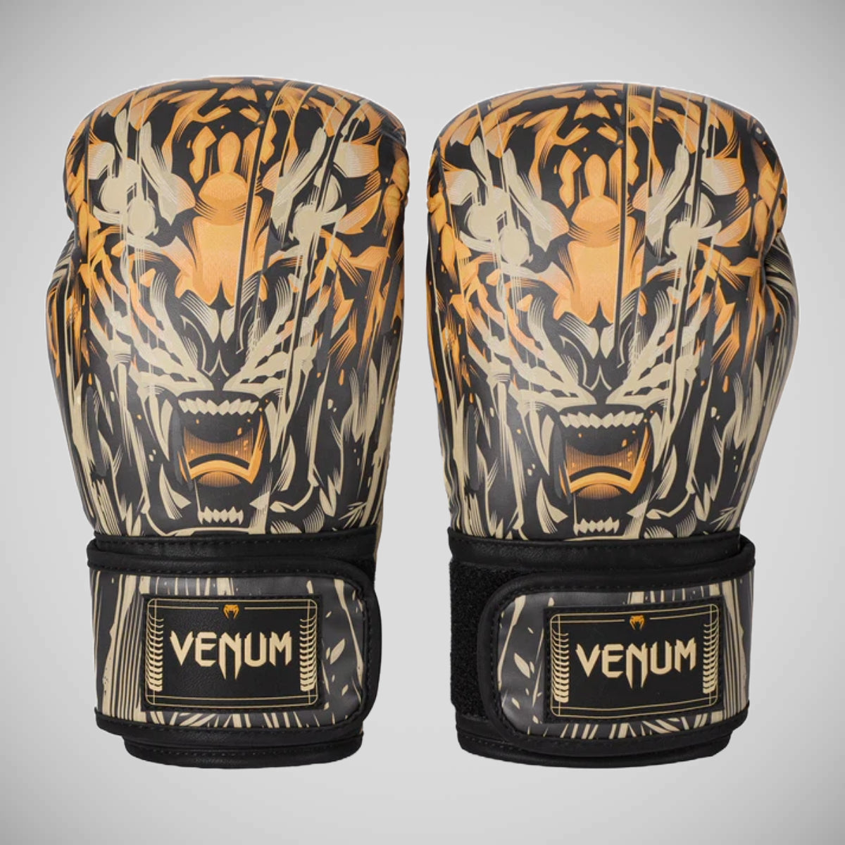 Venum Tiger barn boxningshandskar svart/orange