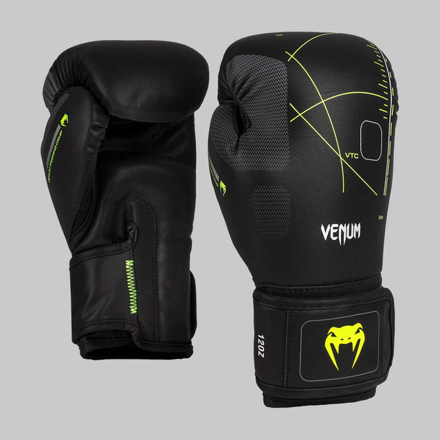 Venum Training Camp 4.0 Boxing Gloves Black/Neo Green